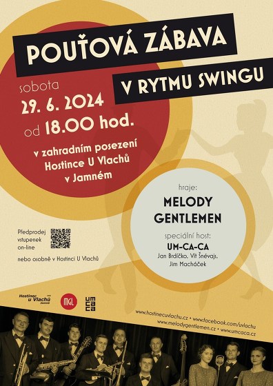 Plakát události Pouťová zábava v rytmu swingu
