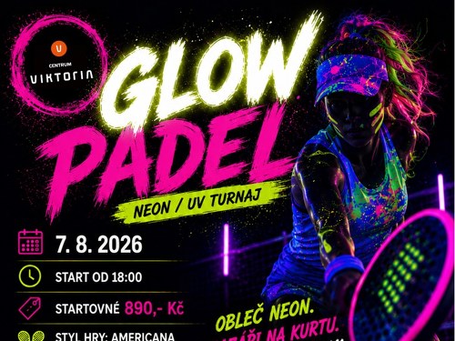 Plakát události Glow padel