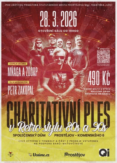 Plakát události Charitativní Retro Ples