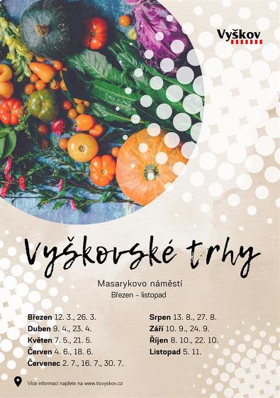 Plakát události Vyškovské trhy
