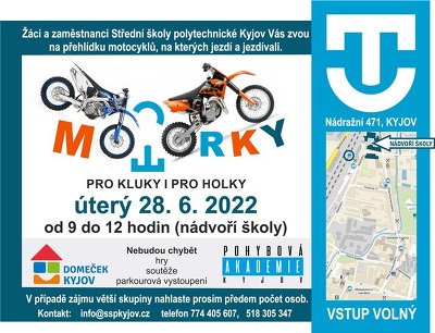 Plakát události Motorky pro kluky i pro holky