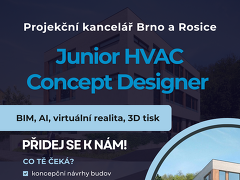Quality Group s.r.o. nabízí práci na pozici Junior HVAC Concept Designer (BIM) v obci Rosice
