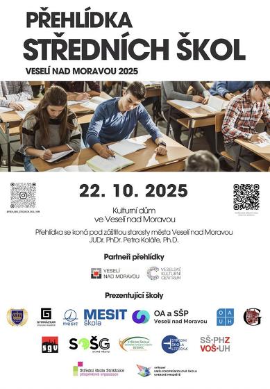 Plakát události Přehlídka středních škol Veselí nad Moravou 2025