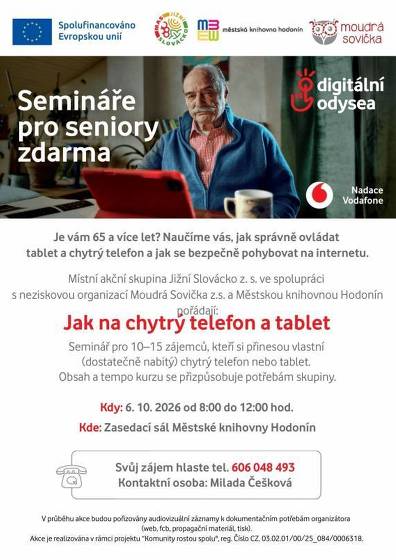 Plakát události Semináře pro seniory