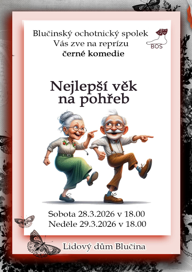 Plakát události Komedie Nejlepší věk na pohřeb (repríza)