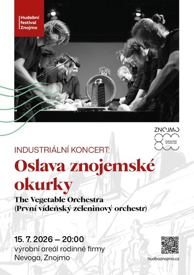 Plakát události Industriální koncert: OSLAVA ZNOJEMSKÉ OKURKY