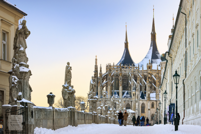 Plakát události Architektura a život v chrámu sv. Barbory ve fotografii