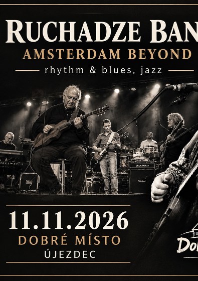 Plakát události Ruchadze Band – Amsterdam Beyond /rhythm & blues, jazz/