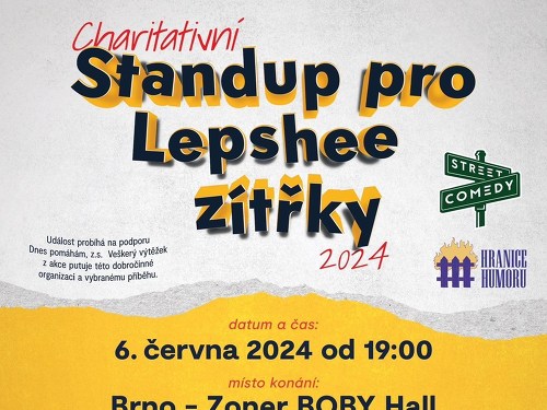 Plakát události Standup pro lepshee zítřky