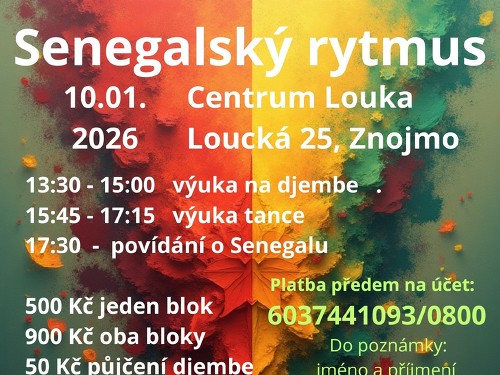Plakát události Senegalský rytmus