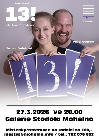 Plakát události Listování: 13!