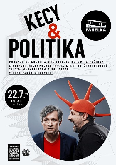 Plakát události Kecy a politika