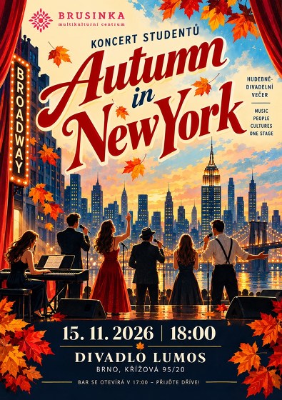 Plakát události Autumn in New York – koncert pro hudební gurmány