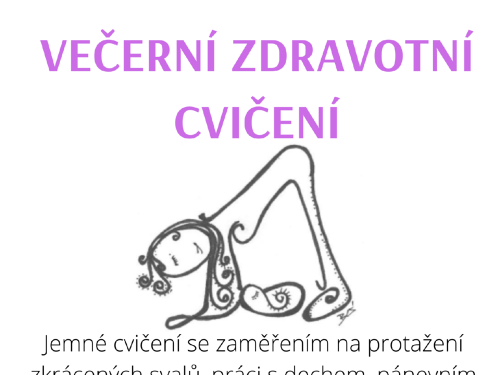 Plakát události Večerní zdravotní cvičení v Rosicich