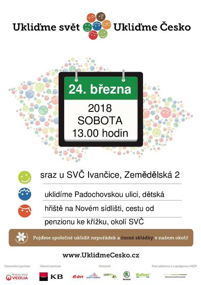 Plakát události Ukliďme Česko 2018