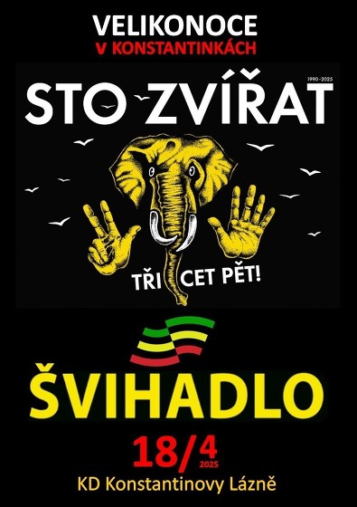 Plakát události Sto zvířat a Švihadlo
