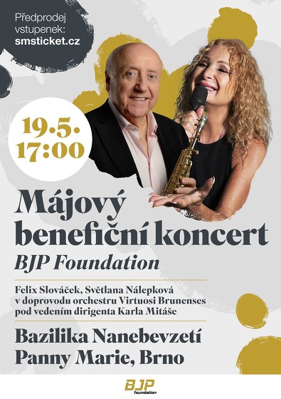 Plakát události Májový benefiční koncert BJP Foudantion