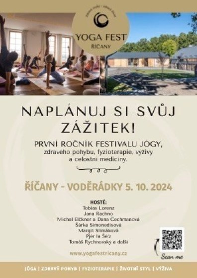 Plakát události Yoga Fest Říčany