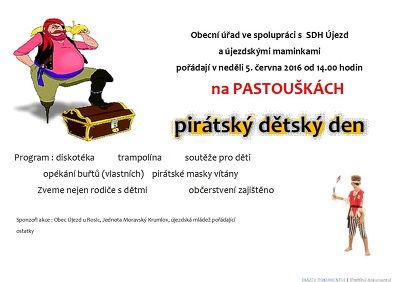 Plakát události Pirátský dětský den