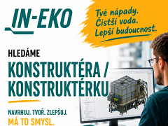 IN - EKO TEAM s.r.o. nabízí práci na pozici Konstruktér / vývojový konstruktér M/Ž v obci Tišnov