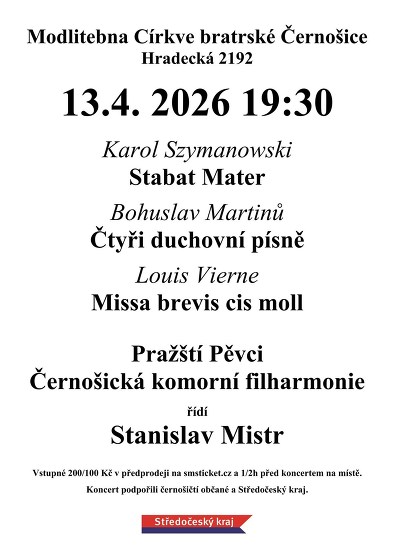 Plakát události Velikonoční koncert