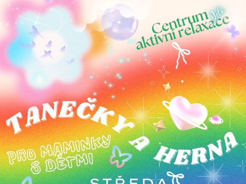 Plakát události Tanečky a herna pro maminky s dětmi