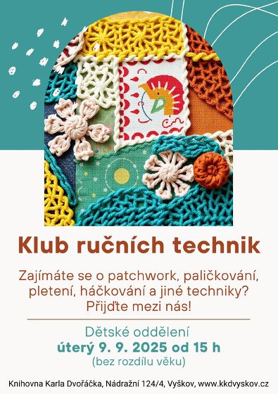 Plakát události Klub ručních technik
