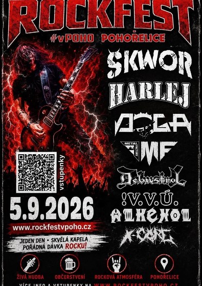 Plakát události ROCKFEST #vPOHO 2026