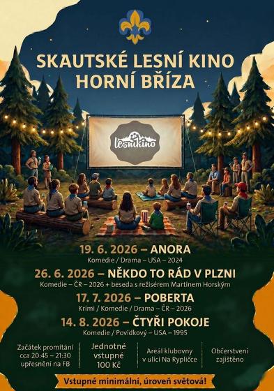 Plakát události Skautské lesní kino