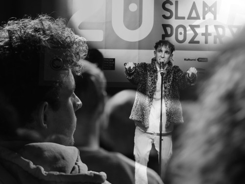 Plakát události Slam poetry: VAŠEK Z AŠE SÓLO | Brno | feat. Secret Guest!