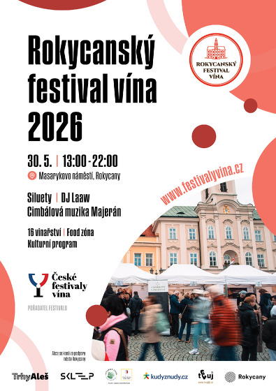Plakát události Rokycanský festival vína 2026