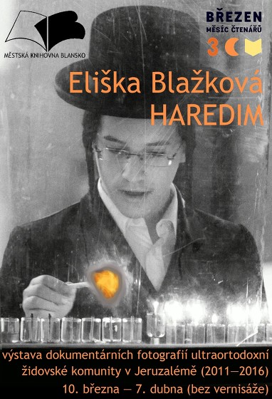 Plakát události Výstava Haredim objektivem Elišky Blažkové
