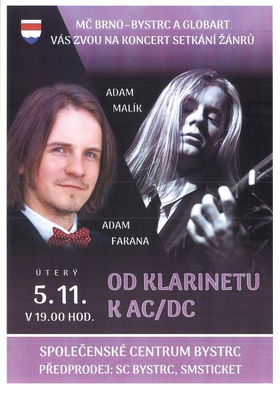 Plakát události OD KLARINETU K AC/DC