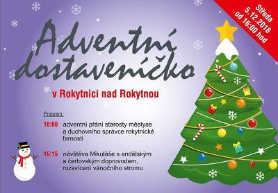 Plakát události Adventní dostaveníčko v Rokytnici nad Rokytnou