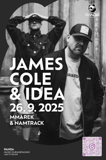 Plakát události James Cole & Idea / Velké Meziříčí