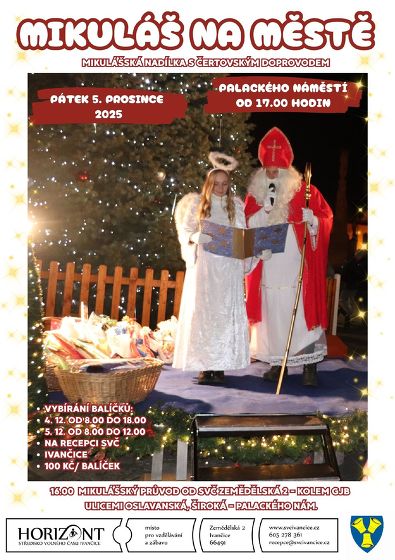 Plakát události Mikuláš na městě Ivančice 25
