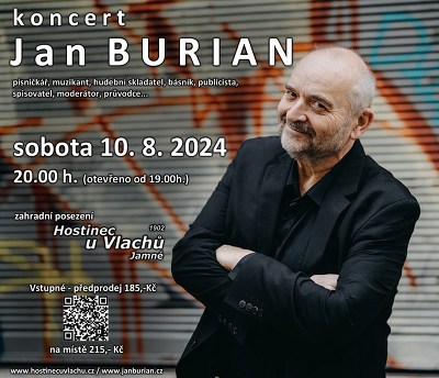Plakát události Jan BURIAN - koncert