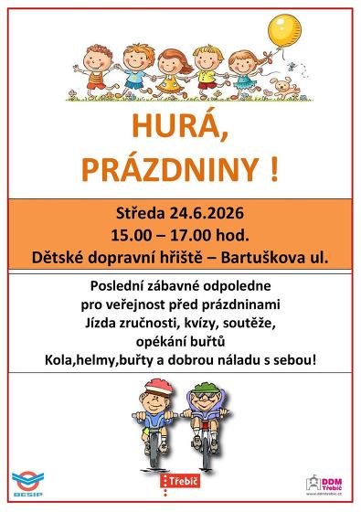 Plakát události Hurá, prázdniny!