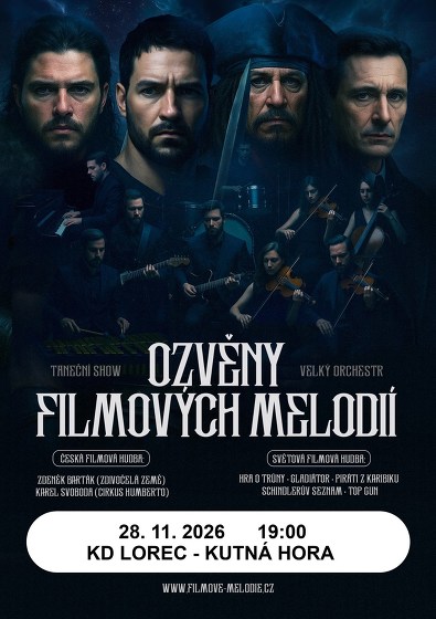 Plakát události Ozvěny filmových melodií