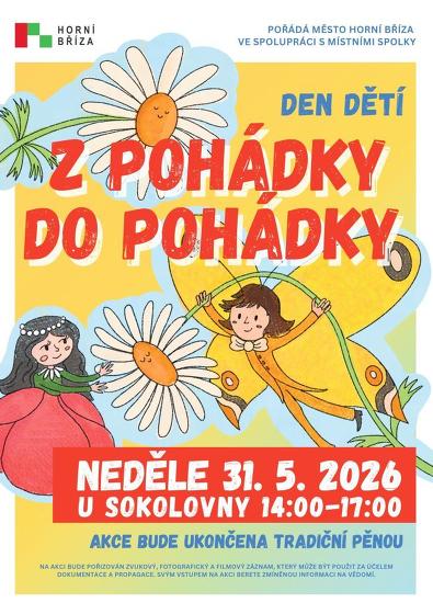 Plakát události Den dětí aneb Z pohádky do pohádky