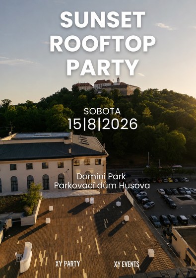 Plakát události Sunset Rooftop Party | Domini Park | Brno