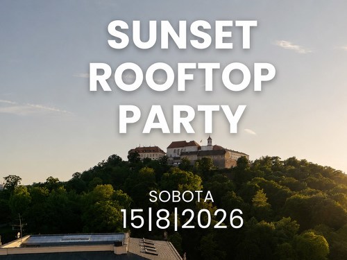 Plakát události Sunset Rooftop Party | Domini Park | Brno