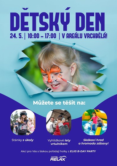 Plakát události Dětský den na Vrchbělé