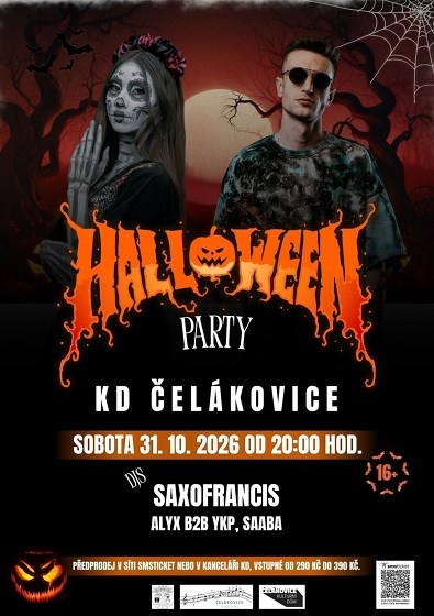 Plakát události Halloween party