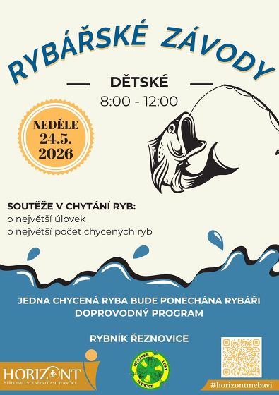 Plakát události Dětské rybářské závody 2026