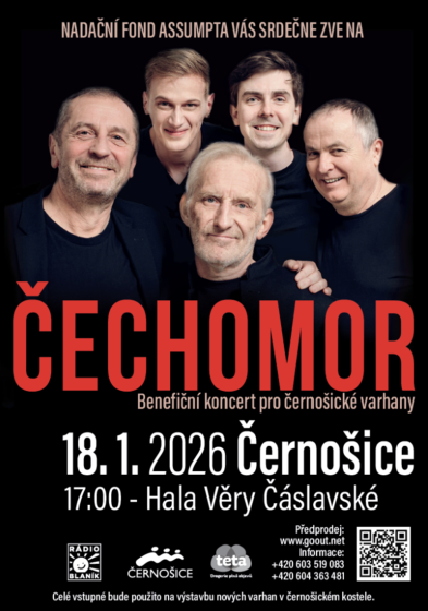 Plakát události Benefiční koncert Čechomoru