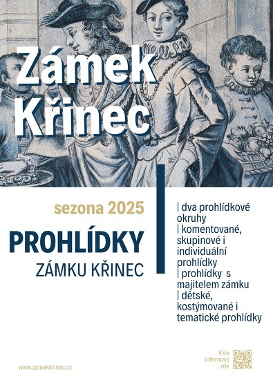 Plakát události ZÁMEK KŘINEC | dětská prohlídka