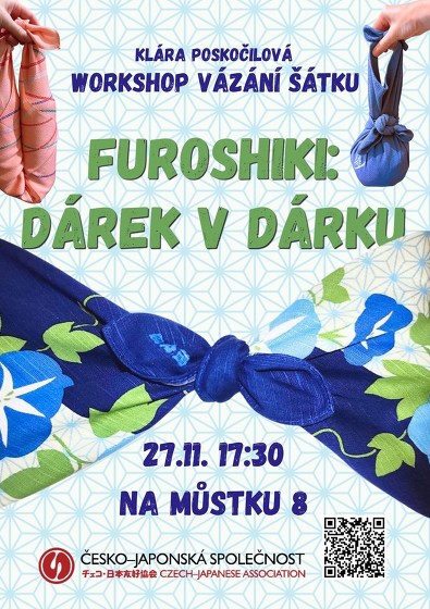 Plakát události Workshop furoshiki: dárek v dárku