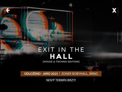 Plakát události EXIT In The Hall [house/techno edition]  