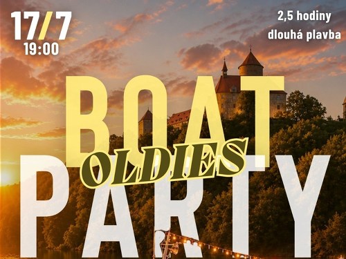 Plakát události Boat Party x Brněnská přehrada x Oldies Party